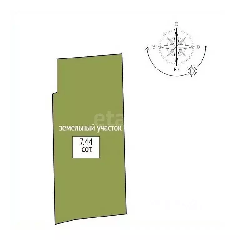 Участок в Свердловская область, Кушва Кооперативная ул., 67 (7.44 ... - Фото 2