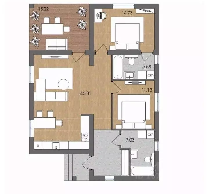 Коттедж в Калининградская область, Гурьевский муниципальный округ, ... - Фото 2
