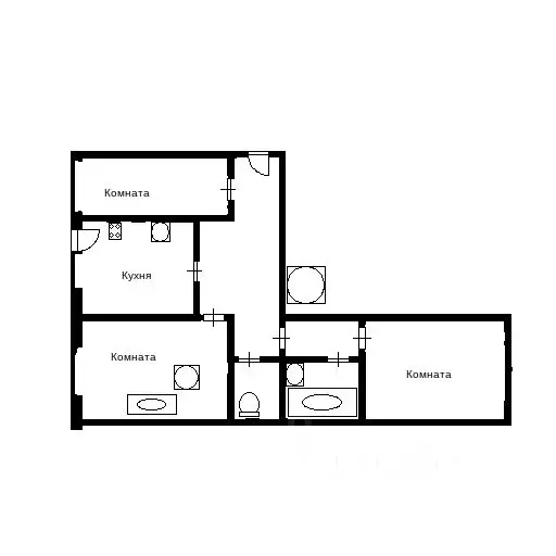 3-к кв. Архангельская область, Северодвинск бул. Строителей, 29 (69.9 ... - Фото 2