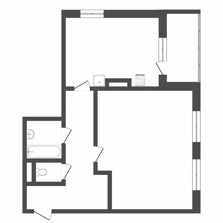 1-комнатная квартира: Тюмень, улица Николая Зелинского, 3к1 (49.3 м) - Фото 1