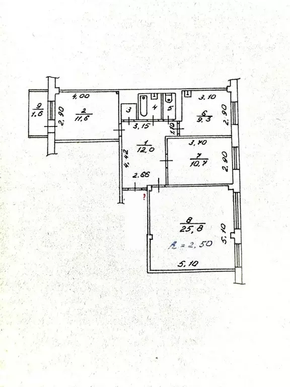 3-к кв. Красноярский край, Красноярск ул. Дубровинского, 52 (73.4 м) - Фото 2