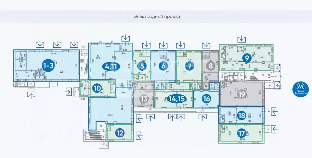 Помещение свободного назначения в Москва Электродный проезд, 16 (32 м) - Фото 2