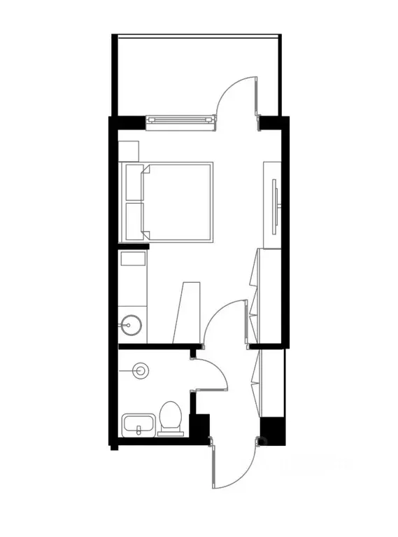 1-к кв. Краснодарский край, Сочи ул. Ленина, 217а (20.2 м) - Фото 1