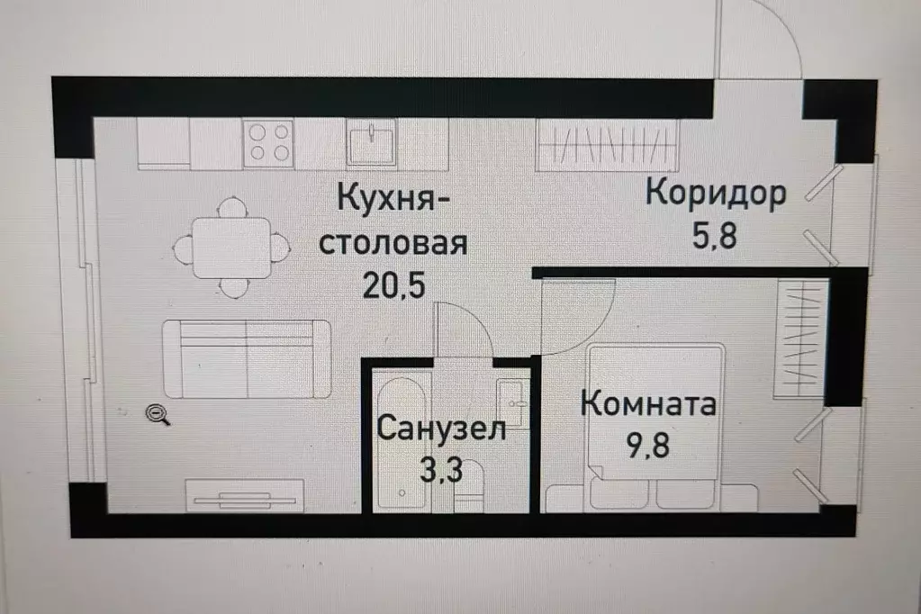 Продаётся 2-к квартира, 43 м - Фото 0