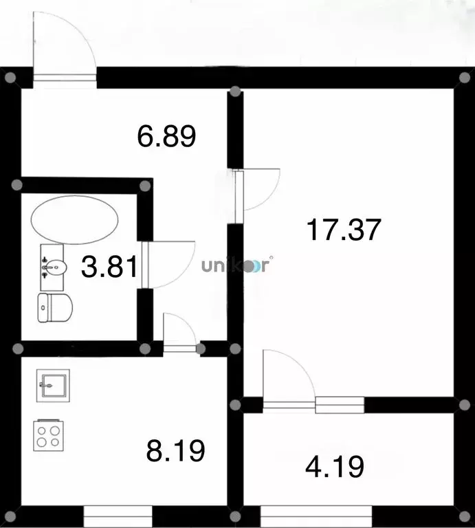 1-комнатная квартира: Уфа, улица Гази Загитова, 11 (44.7 м) - Фото 0