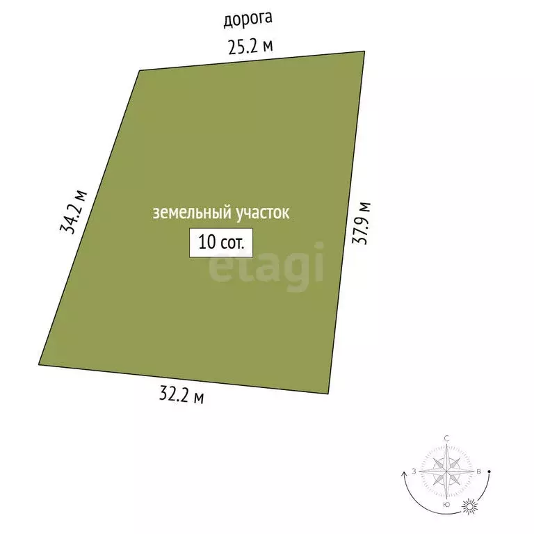 Участок в Феодосия, Корабельный переулок, 178 (10 м) - Фото 1