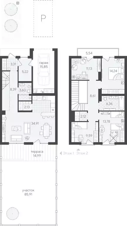 4-комнатная квартира: Тюмень, улица Фармана Салманова, 3к2 (144.78 м) - Фото 1