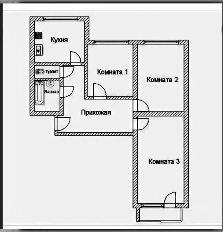 3-к кв. Москва ул. Кашенкин Луг, 8к2 (77.0 м) - Фото 1