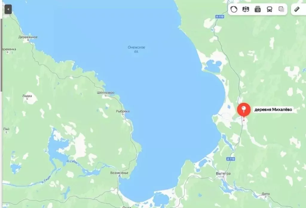 Участок в Вологодская область, Вытегорский муниципальный округ, ... - Фото 1