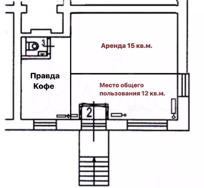 Сдаю Помещение 20 м 1-я лин Проходное Рядом Метро - Фото 0