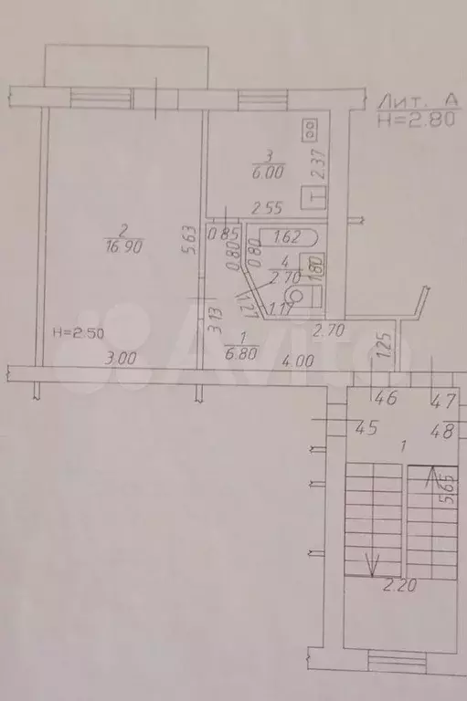 1-к. квартира, 32 м, 2/5 эт. - Фото 0
