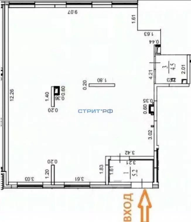 Торговая площадь в Московская область, Мытищи городской округ, д. ... - Фото 2