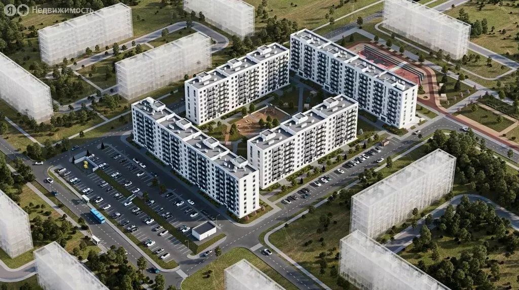 3-комнатная квартира: село Мирное, 3 (71.65 м) - Фото 1