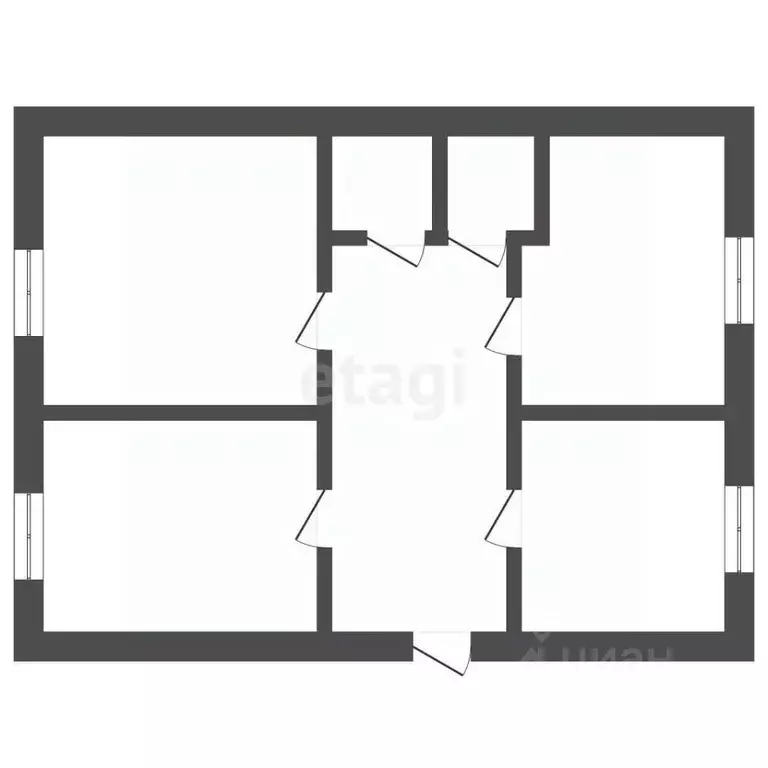 3-к кв. Воронежская область, Лиски ул. Сеченова, 45 (56.8 м) - Фото 2