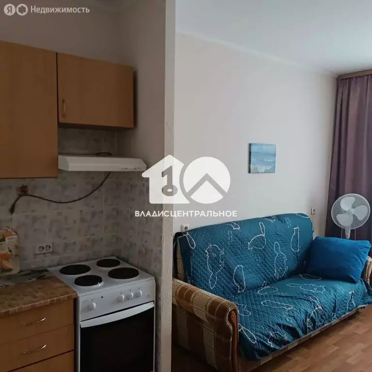 Квартира-студия: Новосибирск, улица Тюленина, 21/1 (21 м) - Фото 1