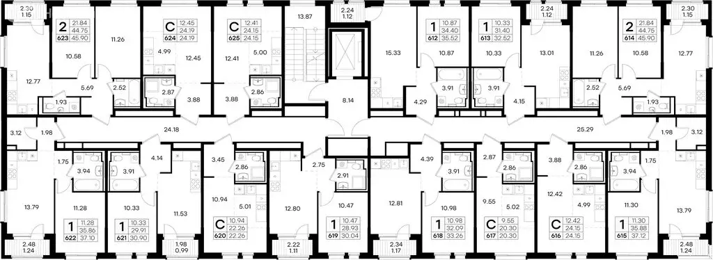 Квартира-студия: Нижний Новгород, Новинский сельсовет (22.26 м) - Фото 1