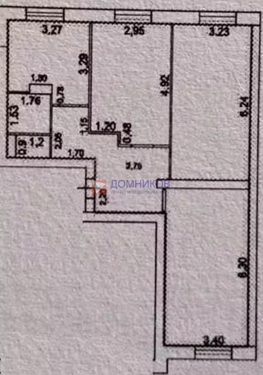 Квартира, 3 комнаты, 72.9 м - Фото 2