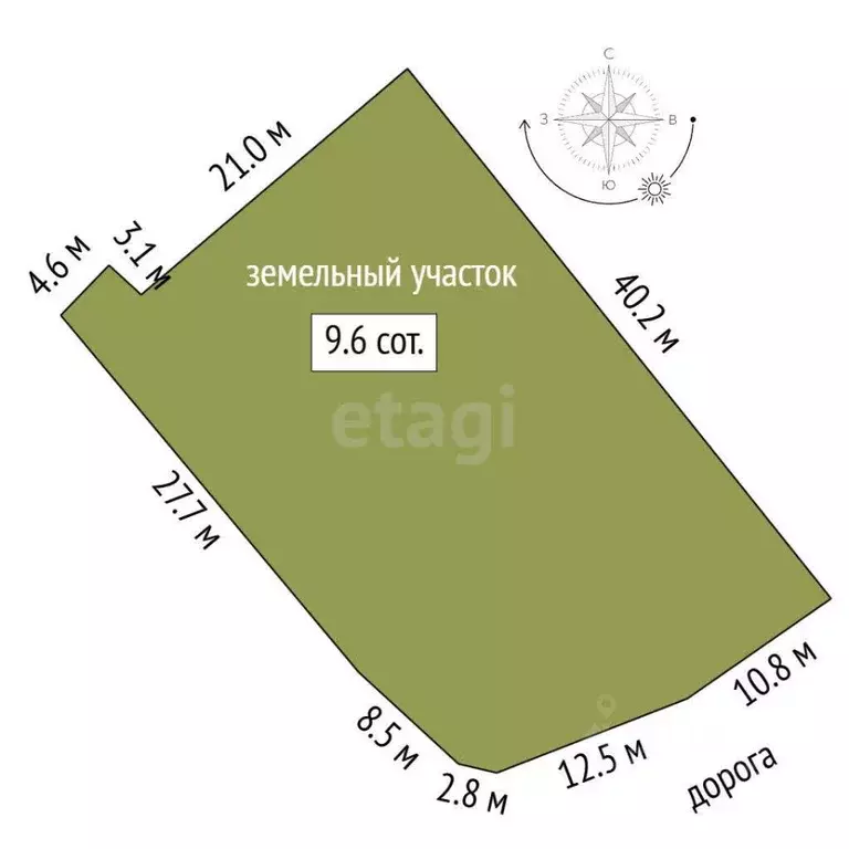 Участок в Саха (Якутия), Якутск ул. Мархинская (27.0 сот.) - Фото 2