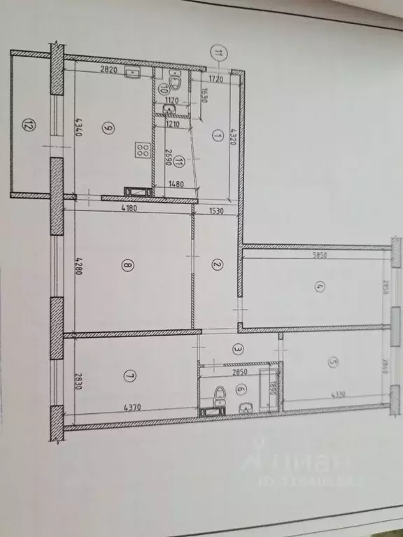 4-к кв. Омская область, Омск ул. Дмитриева, 3/2 (97.5 м) - Фото 2