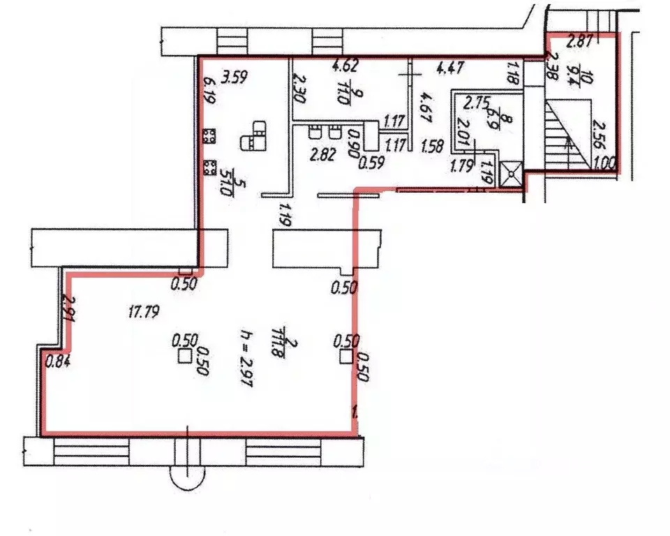 Торговая площадь в Санкт-Петербург Каменноостровский просп., 31-33 ... - Фото 2
