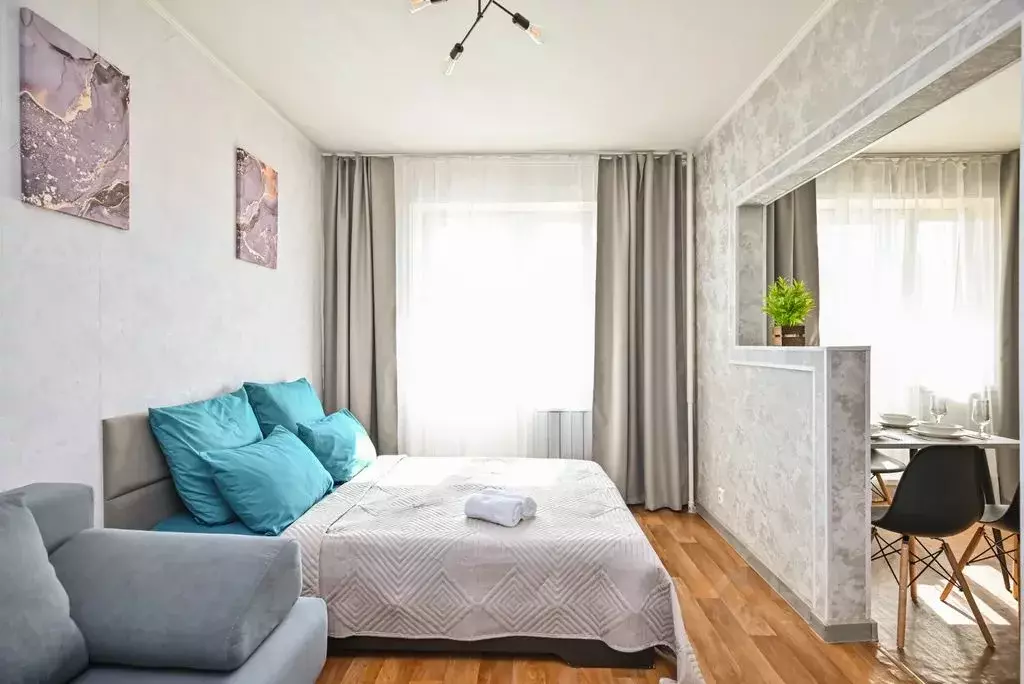Студия Красноярский край, Красноярск Взлетка мкр, ул. Батурина, 19 ... - Фото 1