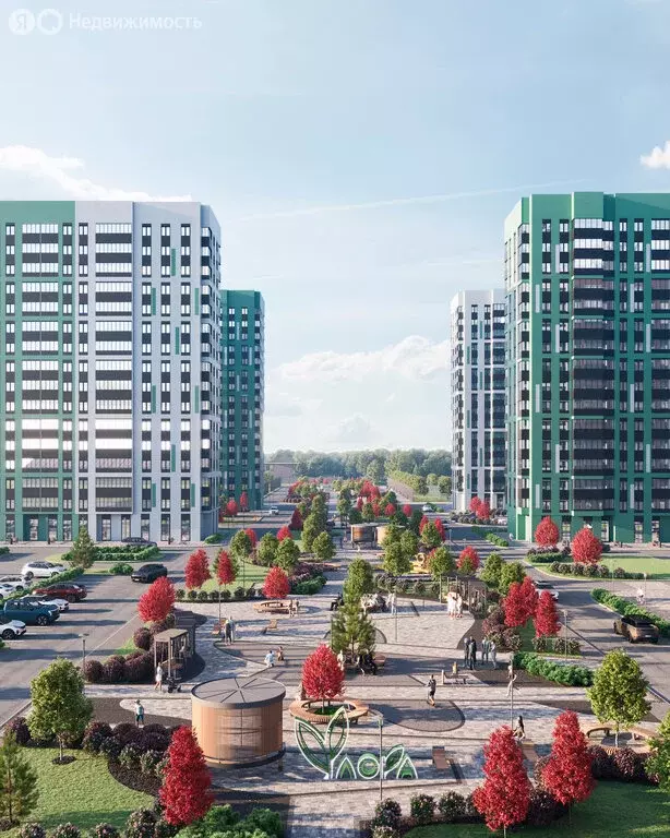 Квартира-студия: Аксай, улица Александра Невского, 2к2 (23 м) - Фото 1