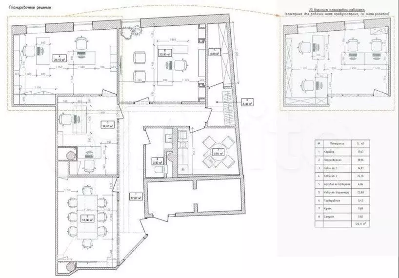 Аренда офиса 134.5 м2 м. Сухаревская в цао - Фото 1