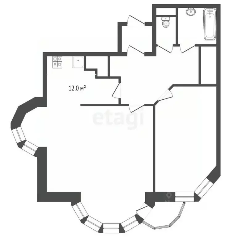 2-к кв. Москва Каширское ш., 148к2 (58.0 м) - Фото 2