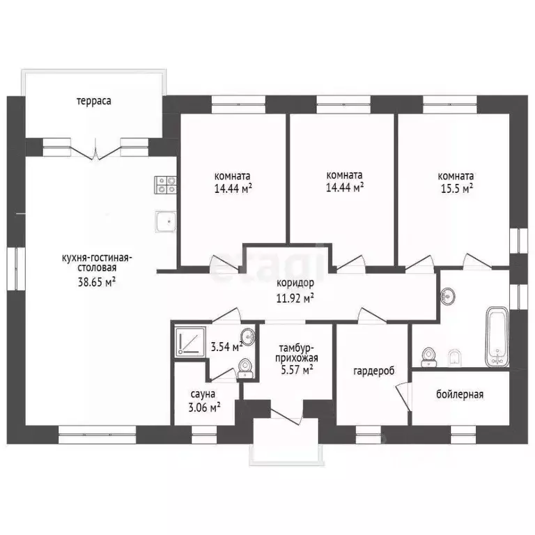 Дом в Ярославская область, Ярославский муниципальный округ, Заволжское ... - Фото 2