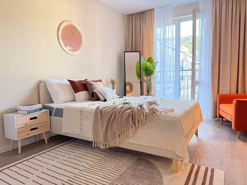 Студия Краснодарский край, Сочи ул. Искры, 88к3 (25.0 м) - Фото 1