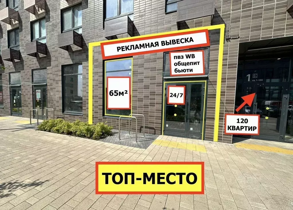Помещение свободного назначения в Москва Варшавское ш., 280к3 (65 м) - Фото 1
