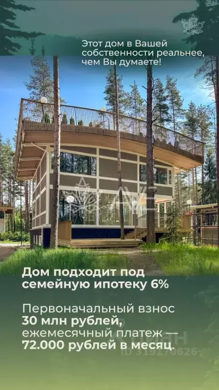 Дом в Ленинградская область, Всеволожский район, Юкковское с/пос, Хилл ... - Фото 2