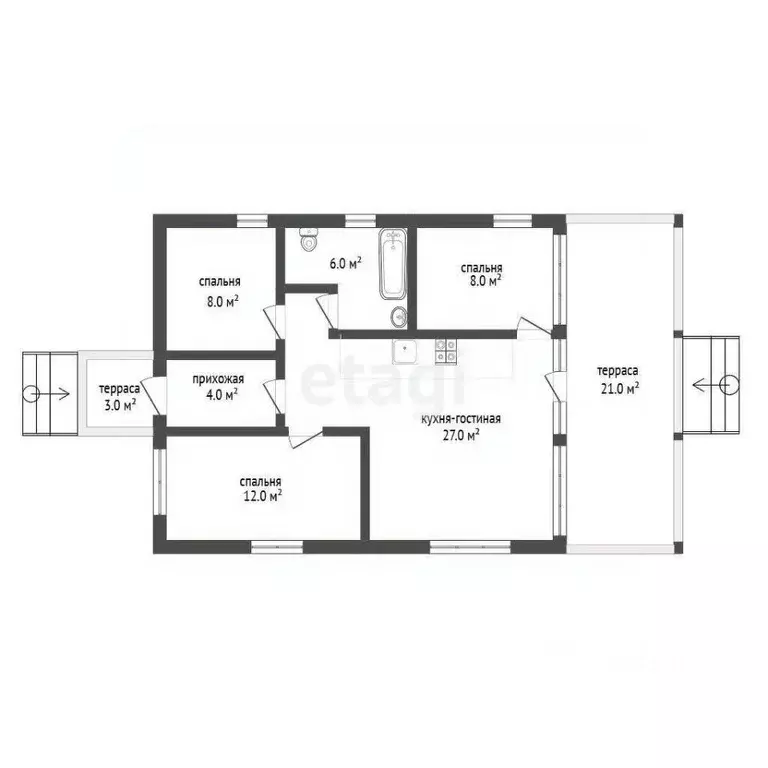 Дом в Калужская область, Дзержинский район, Дворцы с/пос, д. Колышево  ... - Фото 1