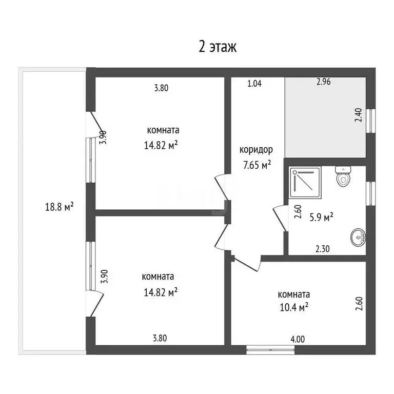 Дом в Севастополь, улица Челюскинцев (143.4 м) - Фото 2