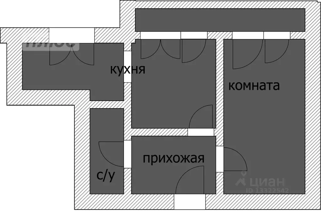 1-к кв. Смоленская область, Смоленск ул. Попова, 113Б (41.0 м) - Фото 1