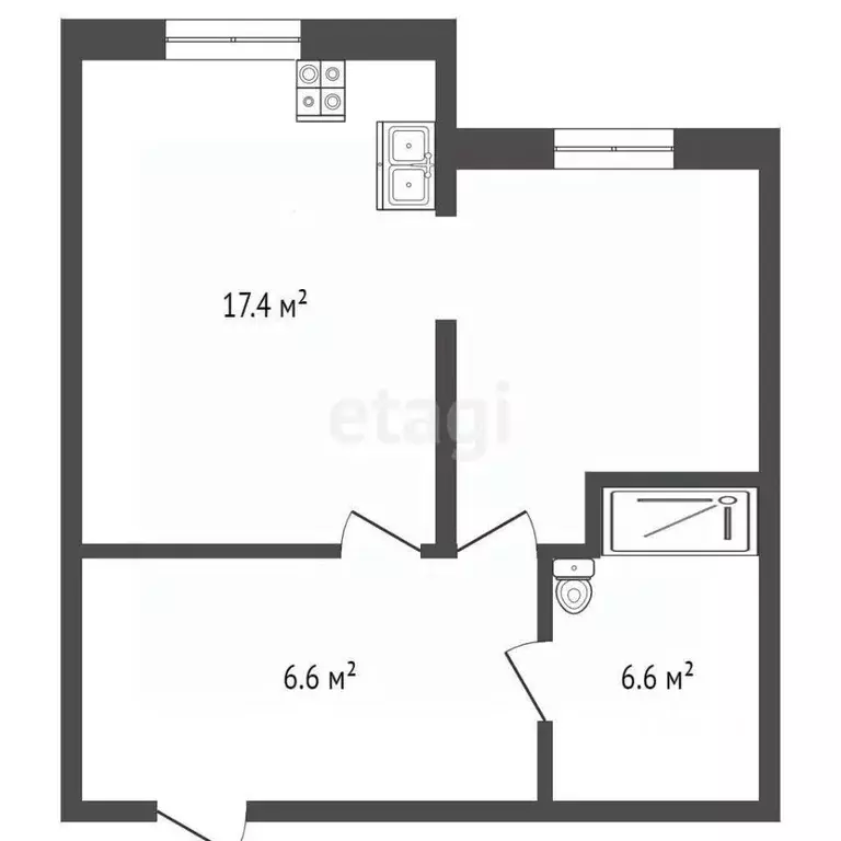 1-к кв. Московская область, Балашиха ул. Демин луг, 6/5 (42.0 м) - Фото 0