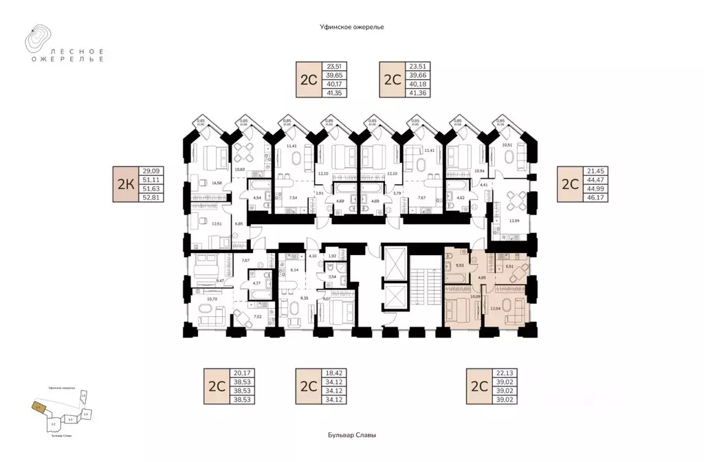 2-к кв. Башкортостан, Уфа ул. Чудинова (39.02 м) - Фото 2