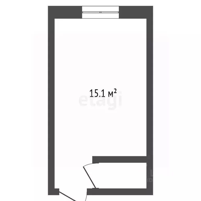 Комната Ямало-Ненецкий АО, Новый Уренгой Юбилейный мкр, 3/2 (15.1 м) - Фото 1