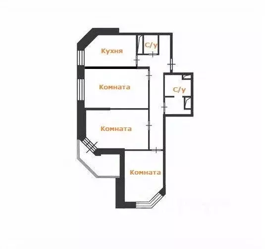 3-к кв. Москва, Москва, Троицк ул. Текстильщиков, 3к2 (76.0 м) - Фото 1