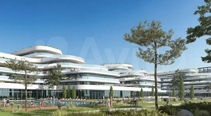 Апартаменты-студия, 32,2 м, 6/8 эт. - Фото 1