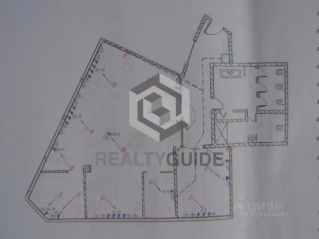 Офис в Москва Тургеневская пл., 2 (143 м) - Фото 1