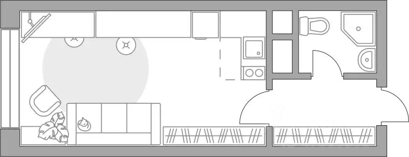 Студия Московская область, Балашиха 39-й мкр, Пехра жилой комплекс, к8 ... - Фото 1
