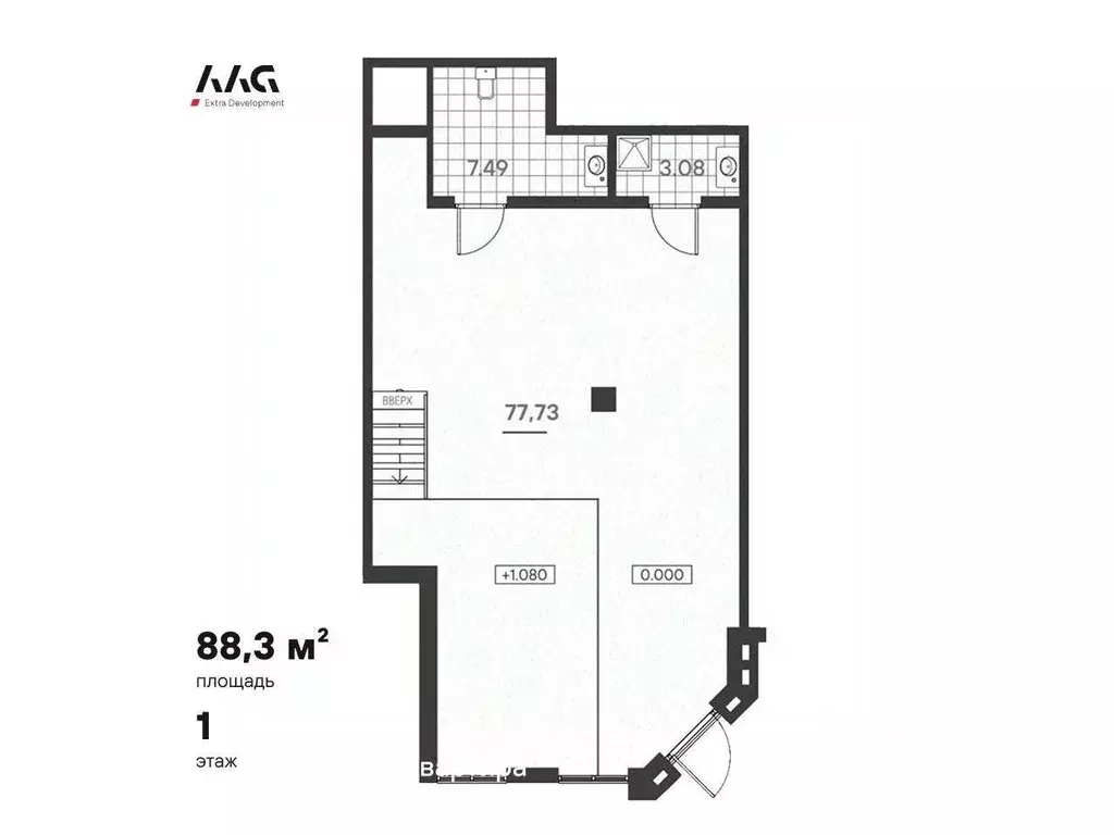 Офис в Санкт-Петербург Малоохтинский просп., 8 (88 м) - Фото 2