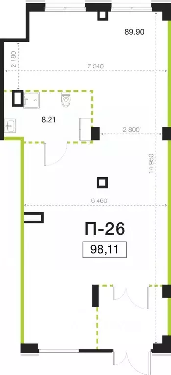 Помещение свободного назначения в Санкт-Петербург Легенда ... - Фото 1