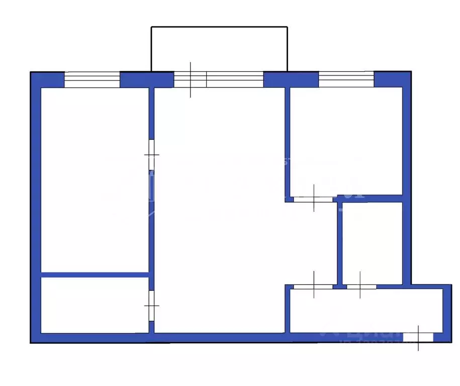 2-к кв. Кемеровская область, Кемерово Красная ул., 19 (42.7 м) - Фото 2