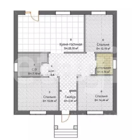 Дом в Белгородская область, Белгород ул. Имени К.А. Лиманского, 9 (160 ... - Фото 2
