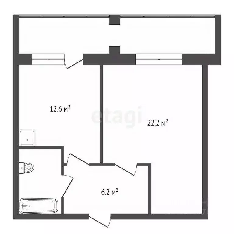 1-к кв. Красноярский край, Красноярск Краснодарская ул., 35 (44.4 м) - Фото 0