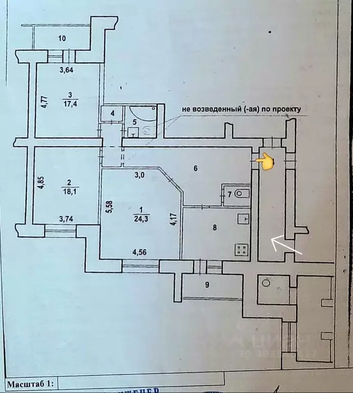 3-к кв. Волгоградская область, Волгоград ул. Тельмана, 19 (98.0 м) - Фото 0