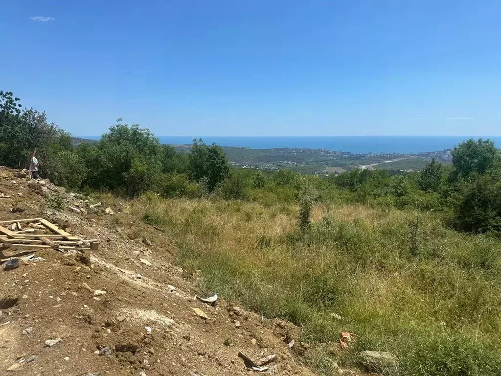 Участок в Крым, Алушта муниципальный округ, с. Изобильное ул. ... - Фото 1