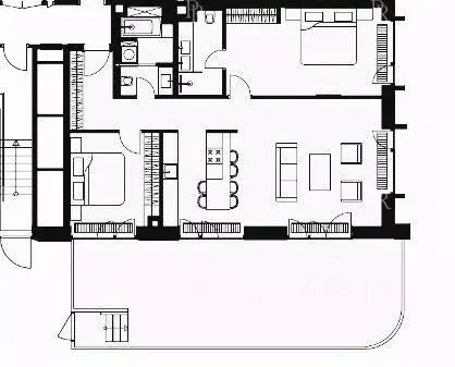 3-к кв. Москва ул. Братьев Фонченко, 1к7 (119.0 м) - Фото 2